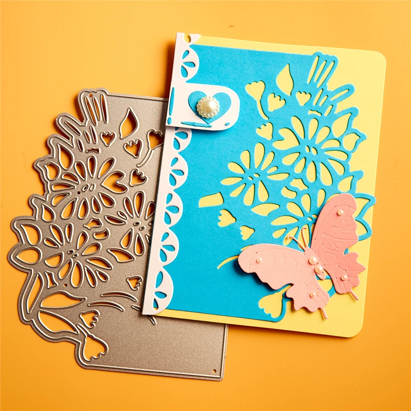 

Eastshape Flower Border Metal Cutting Dies Lace Edge Stencils for DIY Scrapbooking Embossing Paper Cards Die Photo Album Making