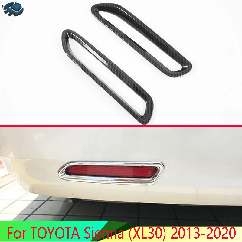 

Для TOYOTA Sienna (XL30) 2013-2020 аксессуары для автомобиля ABS хромированный передние противотуманные фары светильник абажур для лампы с металлическим каркаксом отделка под давлением ободок декоративный Стикеры