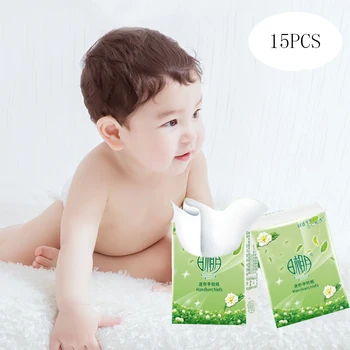 

15 Packets/Lot Plant Protection Handkerchief Paper Towels Napkins Wholesale Packet