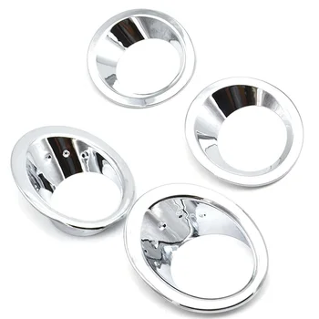 

For Nissan Qashqai/Dualis J10 2007-2009 Chrome Front Rear Fog Light Cover Bumper Lamp Trim Molding Garnish Frame Accent