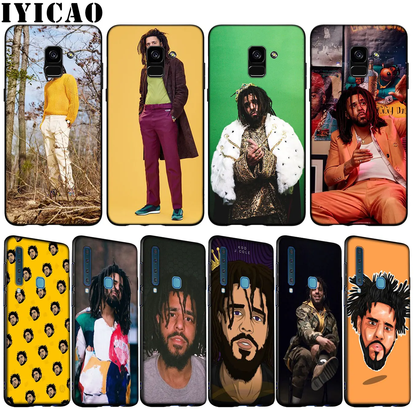 IYICAO J Cole Мягкий силиконовый чехол для телефона Samsung Galaxy A51 A71 A81 A91 A41 A21 A11 A01 A2 Core J8 J7 J4