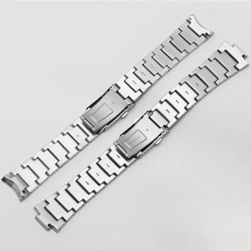 Браслет из нержавеющей стали, серебряный браслет с раскладной пряжкой, адаптация Casio EFR-526L-1A 7A, EF-526, мужские аксессуары