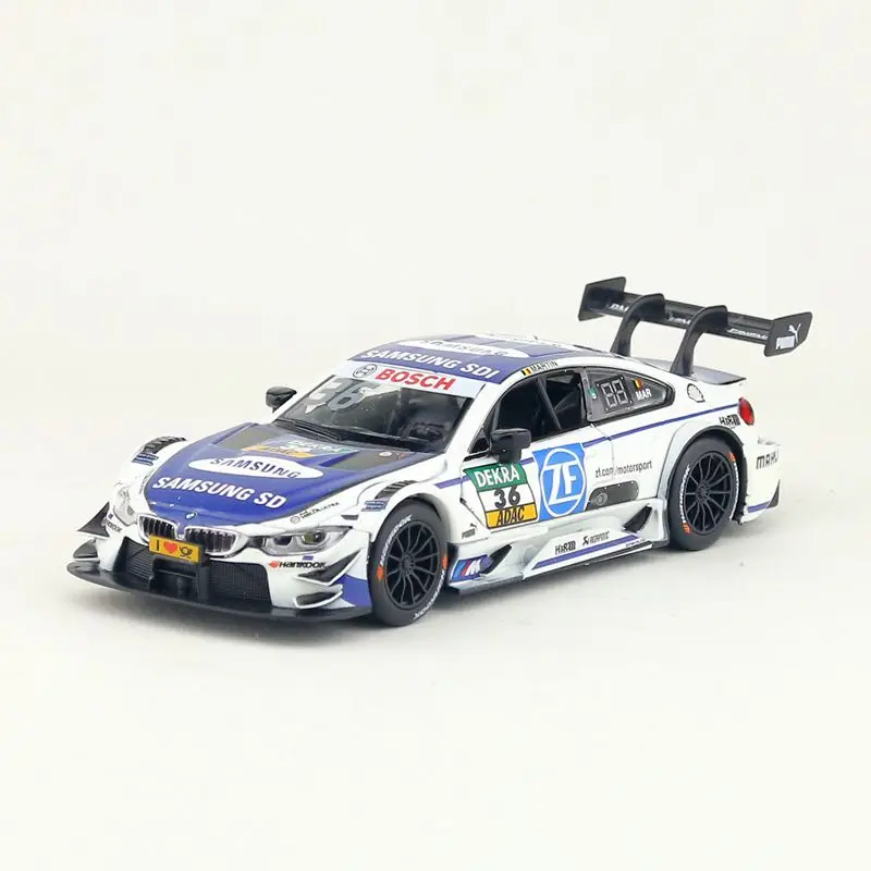 

High Simulation Exquisite Diecasts & Toy Vehicles: RMZ city Car Styling M4 DTM Racing 1:32 Alloy Diecast Model Sounds and Light