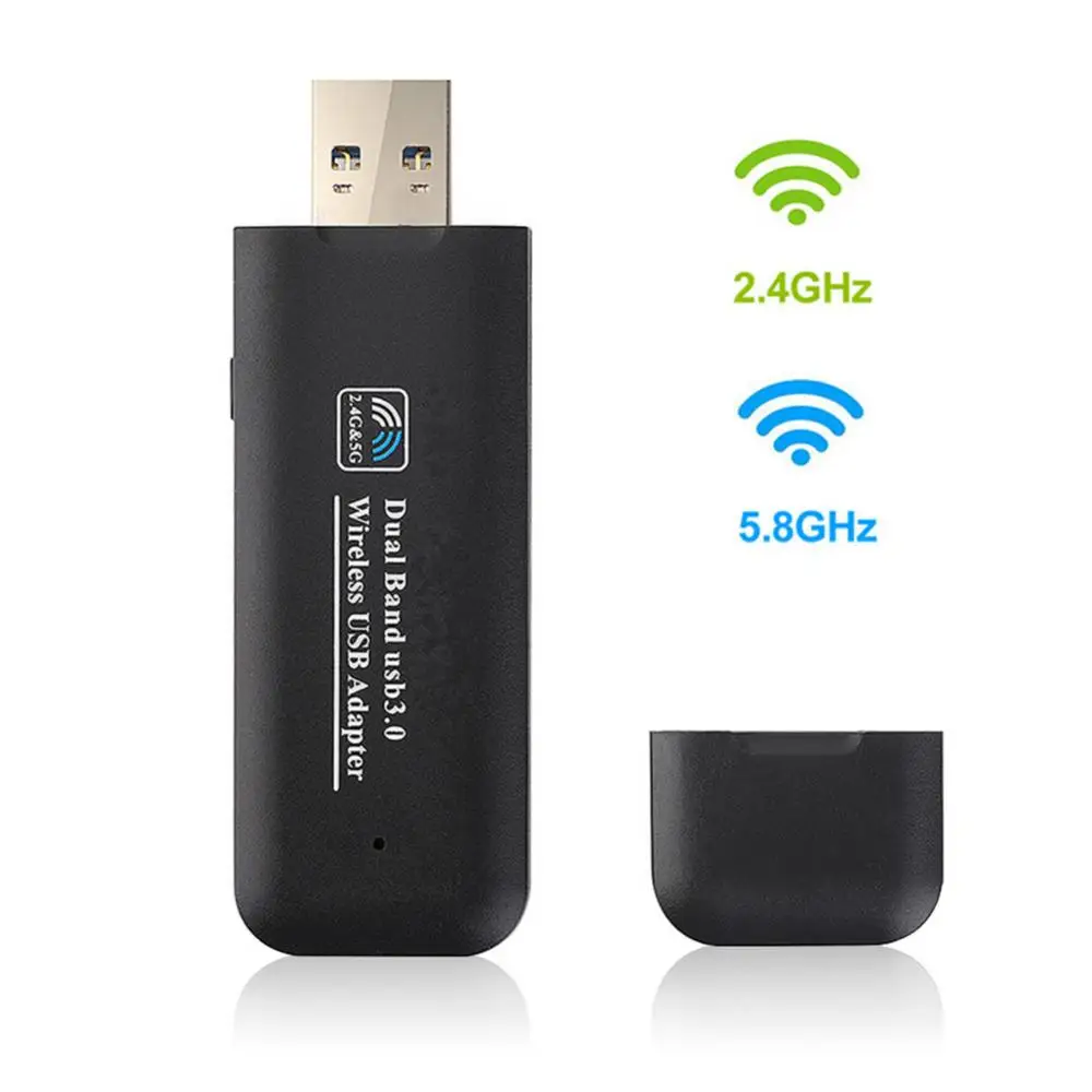 USB WiFi Adapter 1200Mbps Dual Band 2.4G 5.8G USB 3.0 WiFi 802.11 AC Wireless Network Adapter for Desktop Laptop