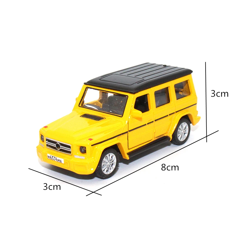 1: 64 Benz G500 модель внедорожника автомобиля детские игрушки металлический материал Коллекция украшения игрушка, модель автомобиля