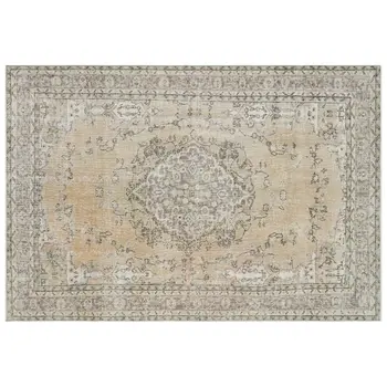 

Handmade Natural Vintage Turkish Area Rug 199x290 Cm-6'6''X9'6''
