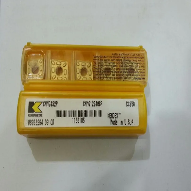

Карбидные вставки KENNAMETAL CNMG120408P KC850 CNMG432P KC850, 10 шт.
