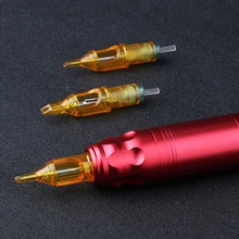 Новые 20 шт стерилизованные татуировки иглы татуировки машина татуировки бровей губ Перманентный макияж чернильные картриджи CLA88