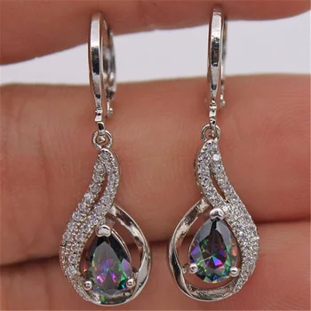 

FDLK Classic Bridal Wedding Drop Dangle Earring Women Studs Earrings Charm Gift