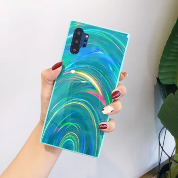 

100pcs/lot Laser Aurora Mirror Rainbow TPU Cove For Huawei P smart 2019 P20Lite P30 Pro Lite Nova 3E 4E Mate 20Lite Y7 2019
