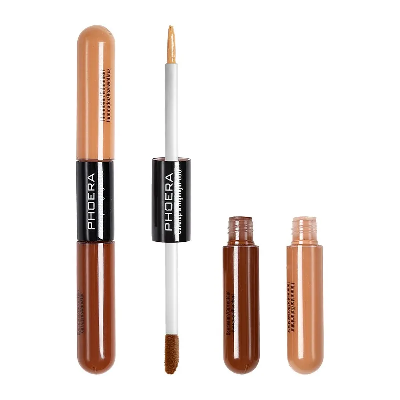 Facial Concealer Illuminator Double Head Liquid Stick Cream Natural Full Coverage Foundation Face Affordable Personality Fashion