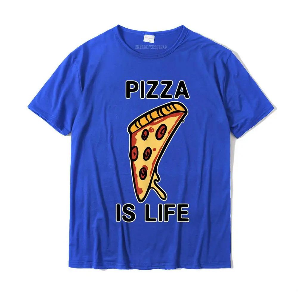 Custom Normal T Shirt Newest Fall Short Sleeve Round Neck Tops & Tees 100% Cotton Mens Printing Tee-Shirt Drop Shipping Funny Pizza Tee Cute Slice Love Perfect Birthday Gift Idea T-Shirt__MZ16293 blue