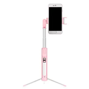 

New Fashion A18 Multi-Function Mobile Phone Bluetooth Fill Light Extended Version Selfie Stick With Tripod Live Beauty Artifact