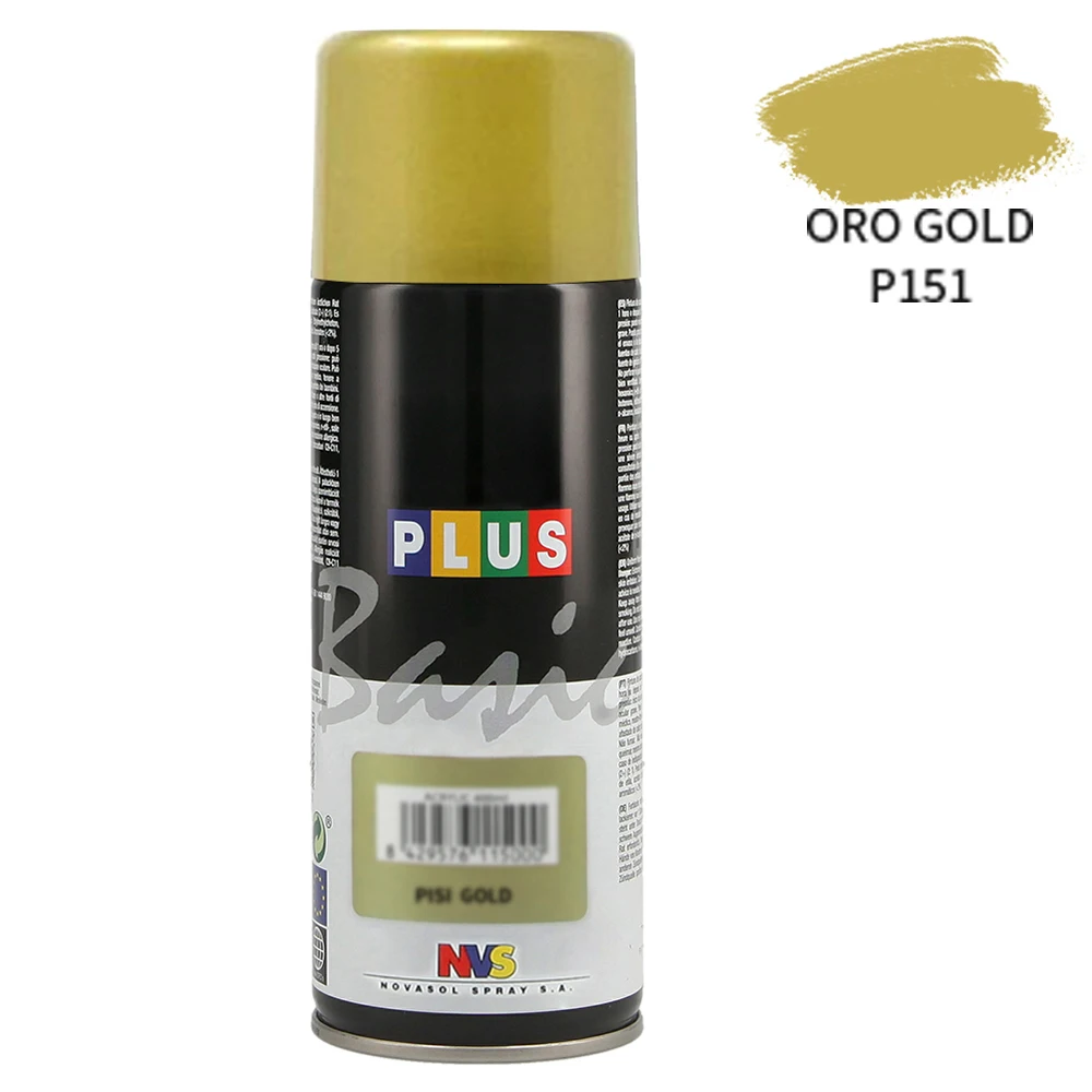 200ml pintura acrílica spray secado rápido sin burbujas Envío de Europa p151 Color oro con efecto metálico