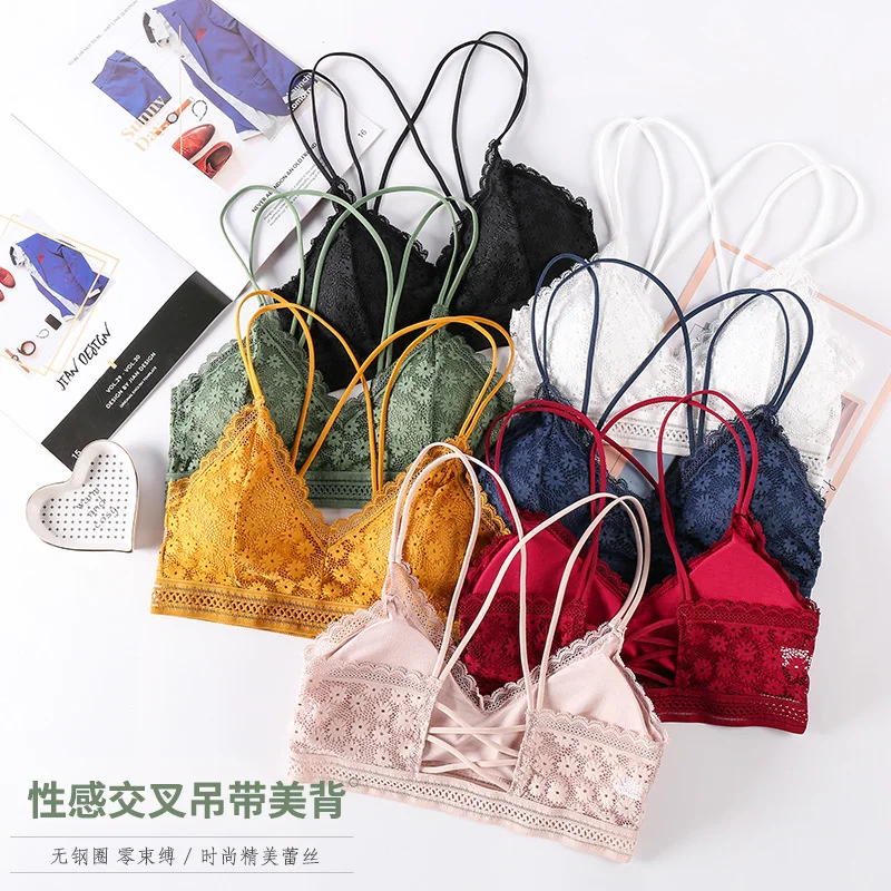 3D Sexy Lingerie Seamless Sport Bra U Type Backless Strapless Top Bra Push Up Bralette Brassiere Women Underwear ZW7339,women lingerie bra