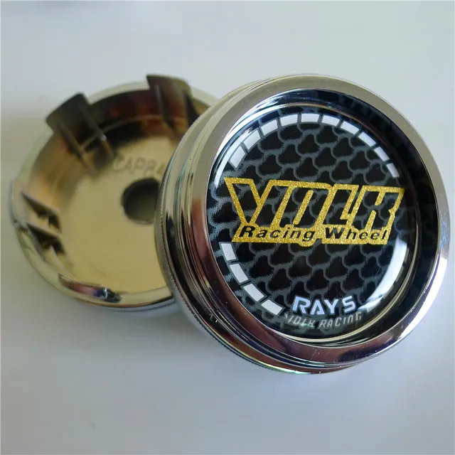 4 stücke Rays Nabendeckel 60mm VOLK RACING Auto Rad Abzeichen Kappe Abdeckung
