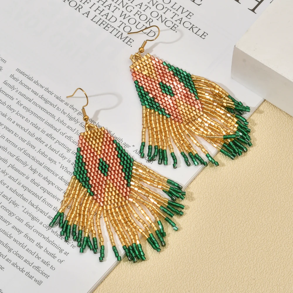 Miyukis Jewelry Earrings | Tassel Earrings Women | Crystal