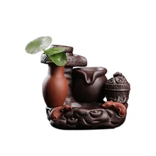 Ароматическая горелка с обратным потоком, цветочный горшок, контейнер для растений, керамический водопад, держатель для благовоний, домашний декор, подарок