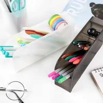 

Table Box Plastic Learning Box Book Bare Cassette Nano Box with Public Income Ink Surface Paper/Pen