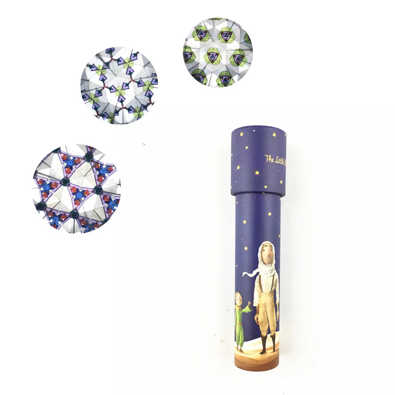 20cm the little Prince Rotating Kaleidoscopes Rotation Adjustable Fancy Colored World Baby Toy Children Autism Kid Kaleidoscope Toy