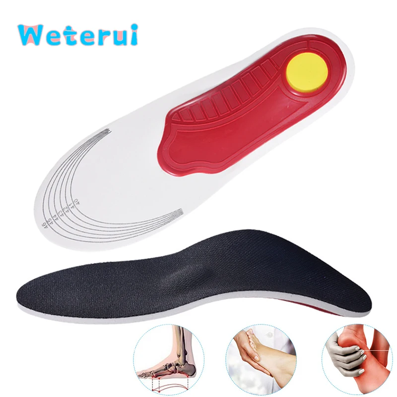 

Comfortable Arch Support Flatfoot Orthotic Shoe Insoles Foot Pain Relief Insert Pad Orthopedic For Men Women Plantar Fasciiti