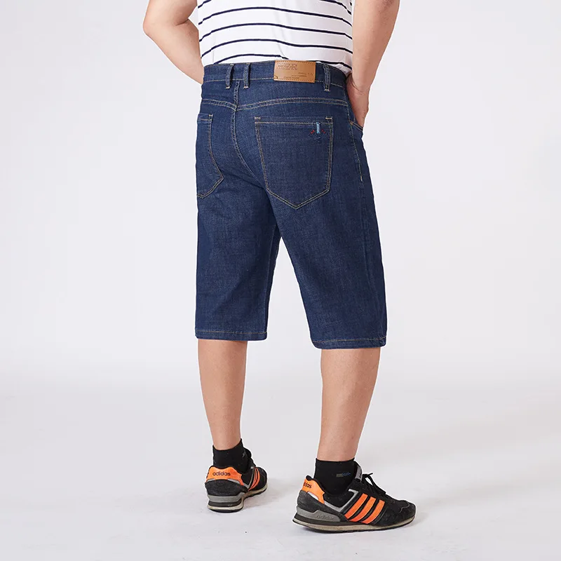 Men Shorts Summer Jeans Knee Length 