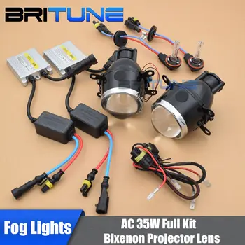 

PTF Full Lens Kit Fog Lights Projector Tuning Bi-xenon 2.5''/3.0'' Lenses Universal H11 HID Driving Lamps Car Lights Accessories