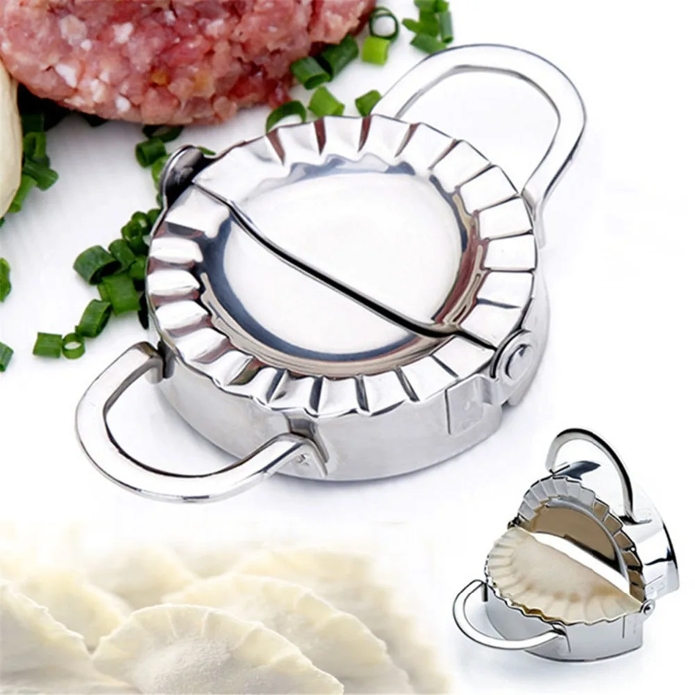 Нержавеющая сталь ручной клецки плесень pierogi пельменей чайник машина jiaozi делая diy инструменты, устройства для кухни