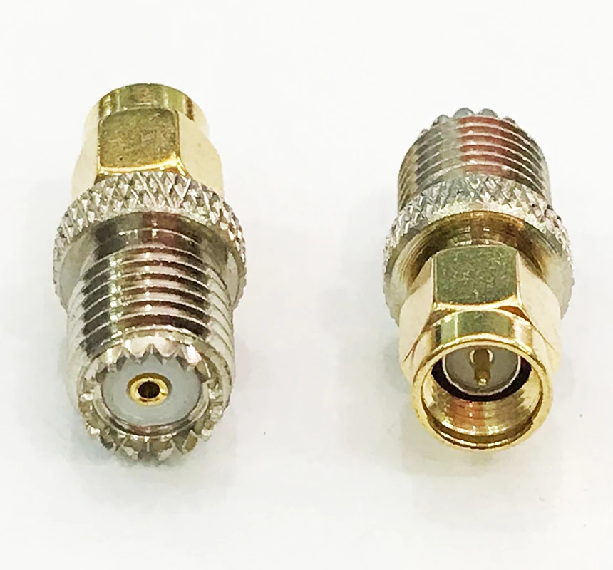 20 штук мини UHF мама к SMA Штекер РЧ коаксиальный разъем с адаптером