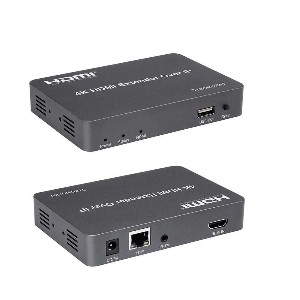 4K 30 Гц 150 м HDMI удлинитель по IP HDMI KVM удлинитель по CAT5e/6 Поддержка режим точка-точка, один точка-многоточечный режим