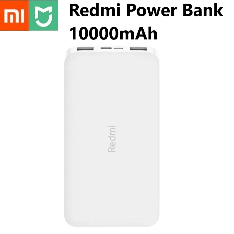 

Xiaomi Redmi Power Bank 10000mAh PB100LZM USB Type C Portable Charging Mi Powerbank 10000 external battery Poverbank