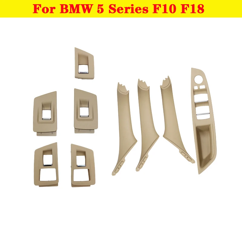 

For BMW 5 Series F10 F18 520 523 525 528 530 Left Hand Driver Side Inside Door Pull Handle Panel Armrest Replacement 7 sets