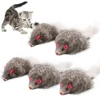 5pcs Furry Plush Cat Toy Soft Solid Interactive Mice Mouse Toys For Cats Funny Kitten Toy Pet Cats Training Game Cat Supplies ► Photo 2/6