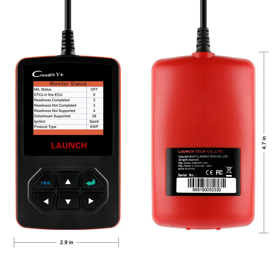 LAUNCH Scanner X431 Creader V+ OBD2 Diagnostic OBD_3