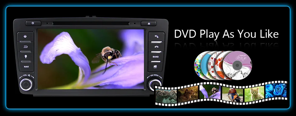 Cheap Eunavi 2 din Android 9.0 Car DVD Player GPS Navigation For Skoda Octavia 2014 2015 A7 Radio Stereo Multimedia car pc 2G RAM 26