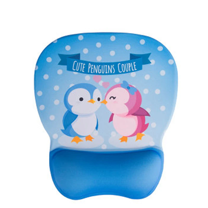 Little Penguin Коврик для мыши на запястье, для офиса, анимация, восхитительный коврик для мыши для дома, для ПК, ноутбука - Цвет: Little Penguin