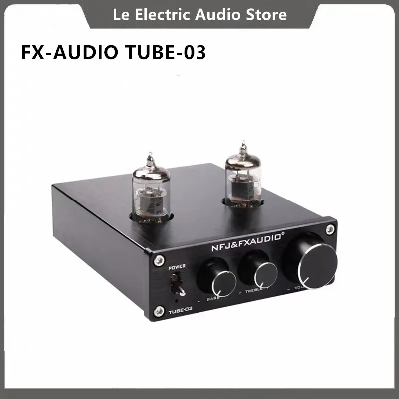 FX-AUDIO TUBE-03 MINI Bile 6K4 / 6J1 reamp Tube Amplifier Buffer HIFI Audio Preamplifier Treble Bass Adjustment - Цена: 3 277,97 руб.