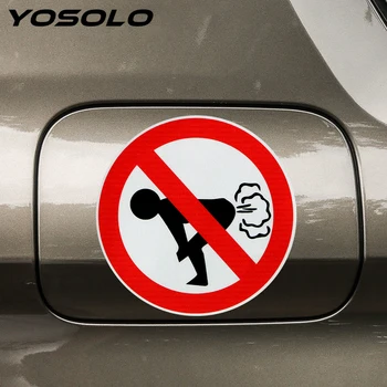 

YOSOLO Auto Decals No Farting Car Sticker Motorcycle Car Decal Car Styling Auto Accessories