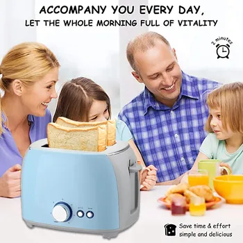 

Automatic Breakfast Toaster Extra Wide Slot Stainless Steel Electric Bread Toaster Multi-function Machine Kitchen Tool#g40