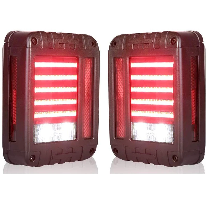 

LED Tail Lights for 07-17 Jeep Wrangler Reverse Light Turn Signal Lamp Running Lights for Jeep Wrangler JK
