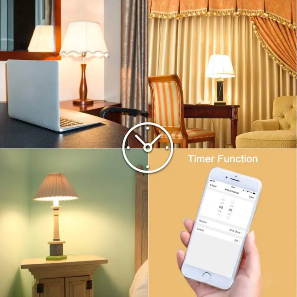Boaz EC E14 Wifi умная светодиодная лампа 2 шт. Светодиодная свеча голосовое управление