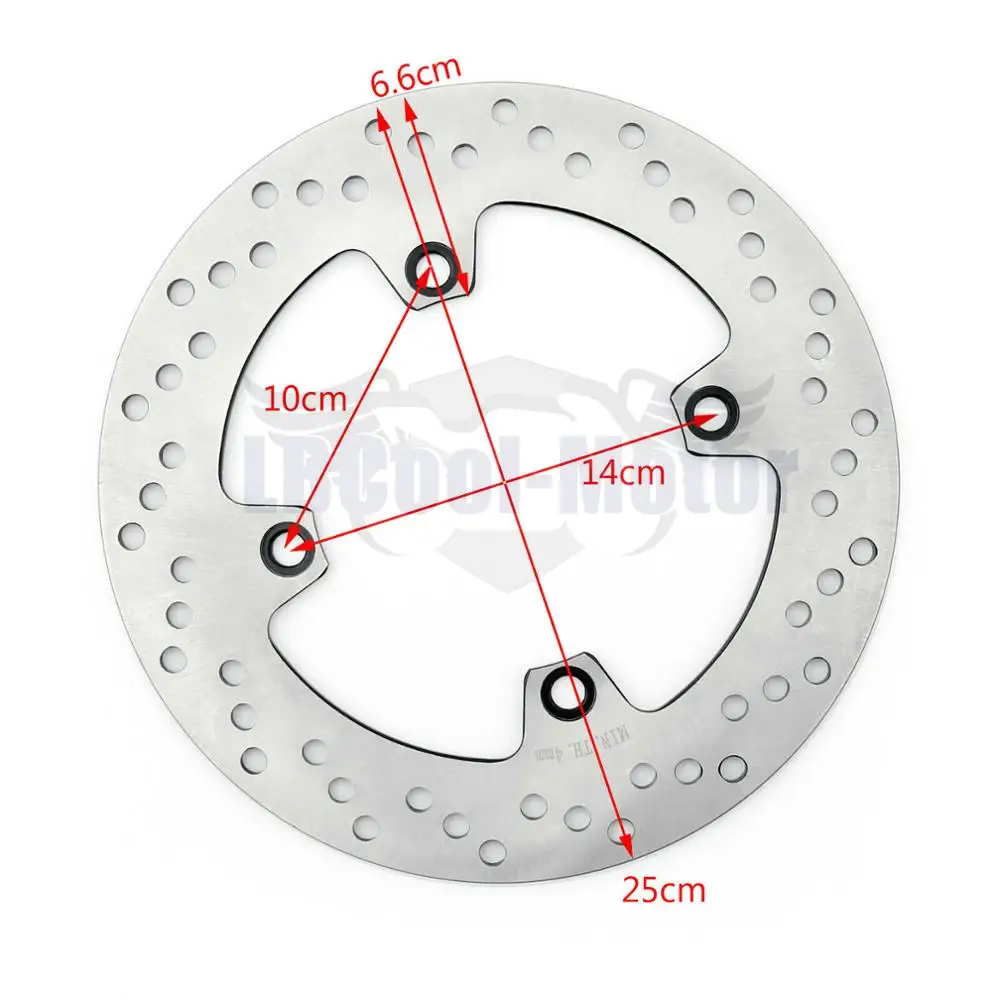 250mm Rear Brake Disc Rotor for Suzuki AN650 Burgman Skywave 650 2001 2002 2003 Motorcycle Brake Rotor