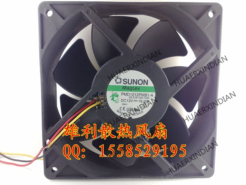 

Original NEW PMD1212PMB1-A 12V 19.2W 12CM 12038 3wire Motor protection cooling Fan high quality