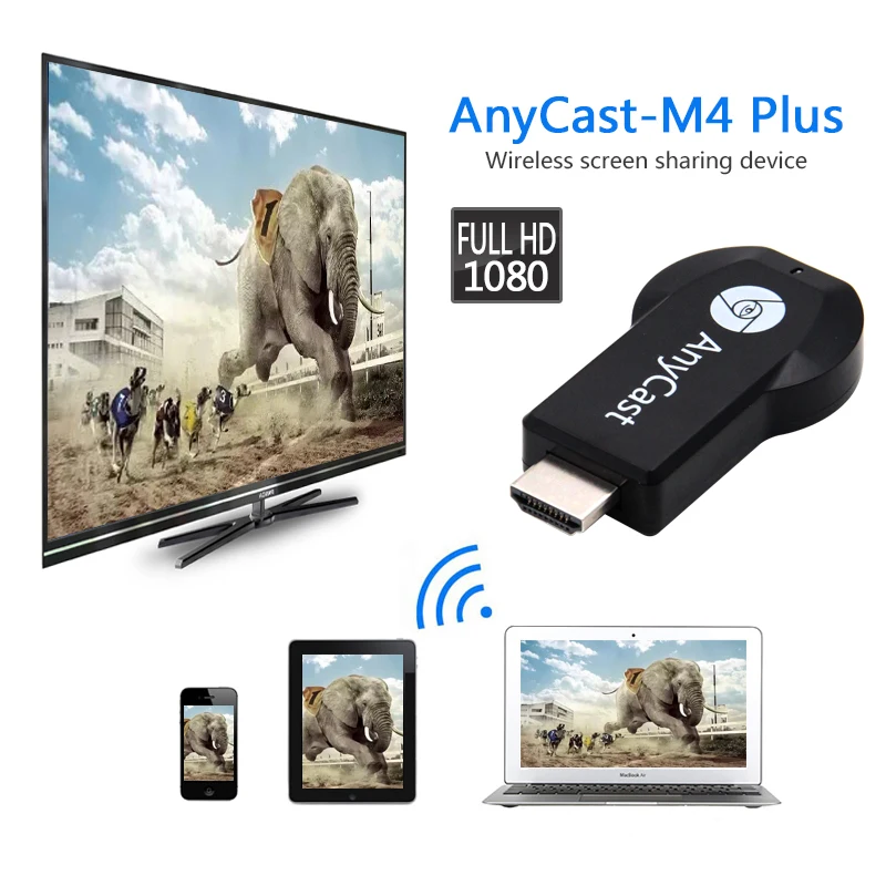 tv stick silicone Anycast M4plus Chromecast 2 Mirroring Multiple Para TV Stick Dongle Mini Android Chrome Cast WiFi HDMI-compatible 1080P M4 plus cheapest tv sticks