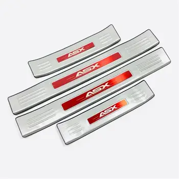 

Car-Styling Accessories For Mitsubishi Asx 2019 2020 Outside Door Sill Kick Cover Scuff Plate Protector Guard Auto Sticker Trims