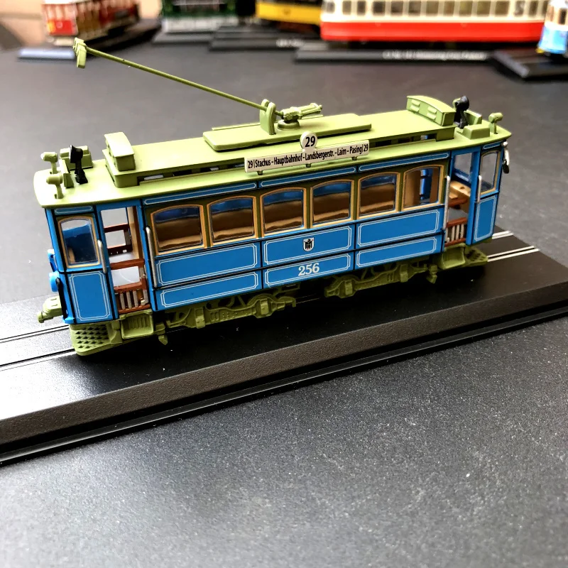 1/87 Atlas Diecast A2.2(Rathgeber)-1901 Тур трамвая серия Сборная модель из сплава поезд Игрушечная машина для детей Подарки