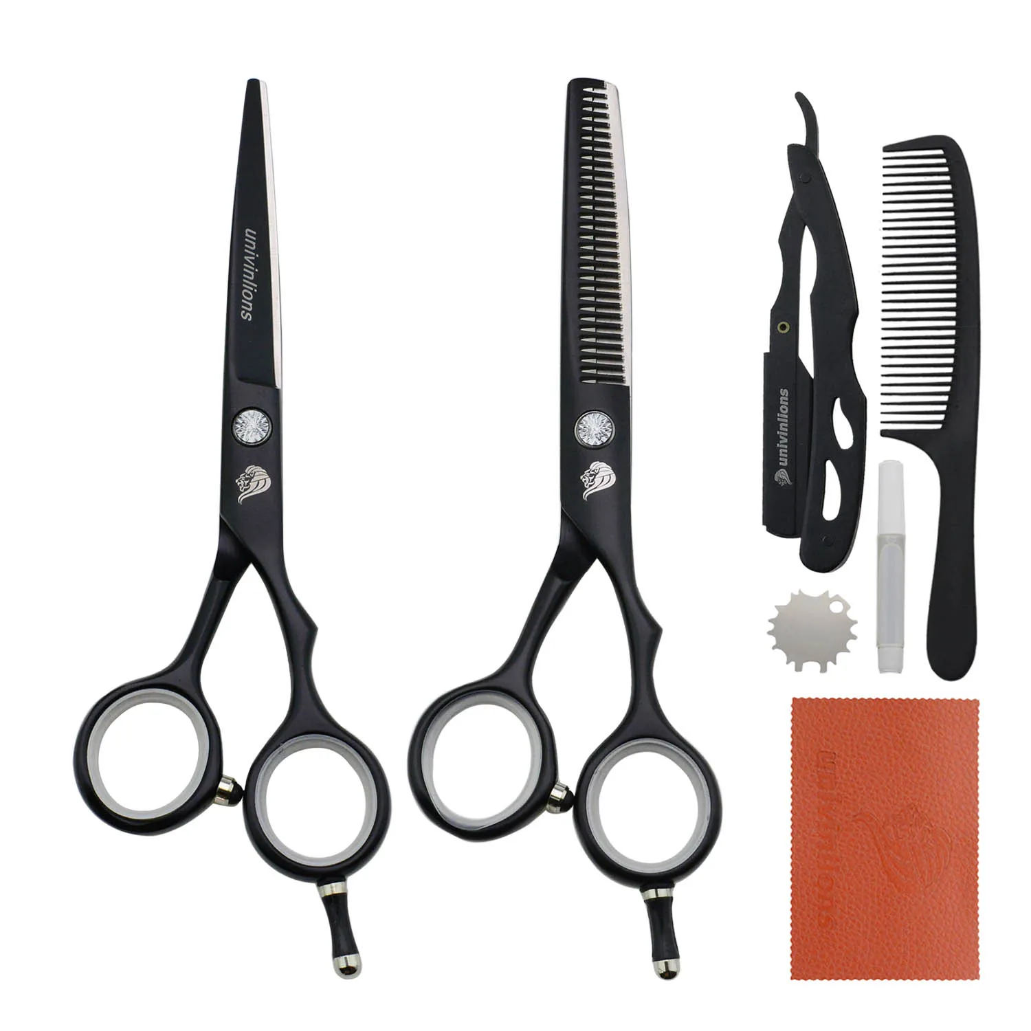 Univinlions 5.5" Best Barber Hairdressing Scissors Hairdresser Japanese