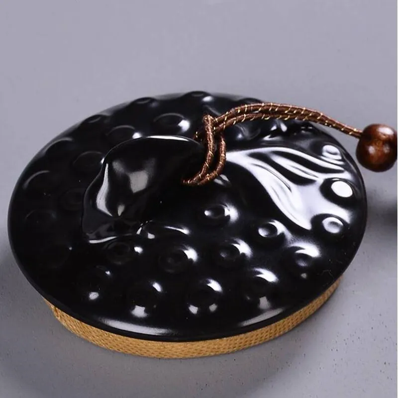 Hand-painted landscape tea cans Food storage tank chinese ceramic tea canister kung fu storage chest Candy jar coffee jar