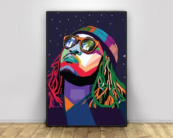 

Future Pop Art Hiphop Rapper Music Singer Poster Print Wall Art Canvas Painting Home Decor Canvas Print (No frame)