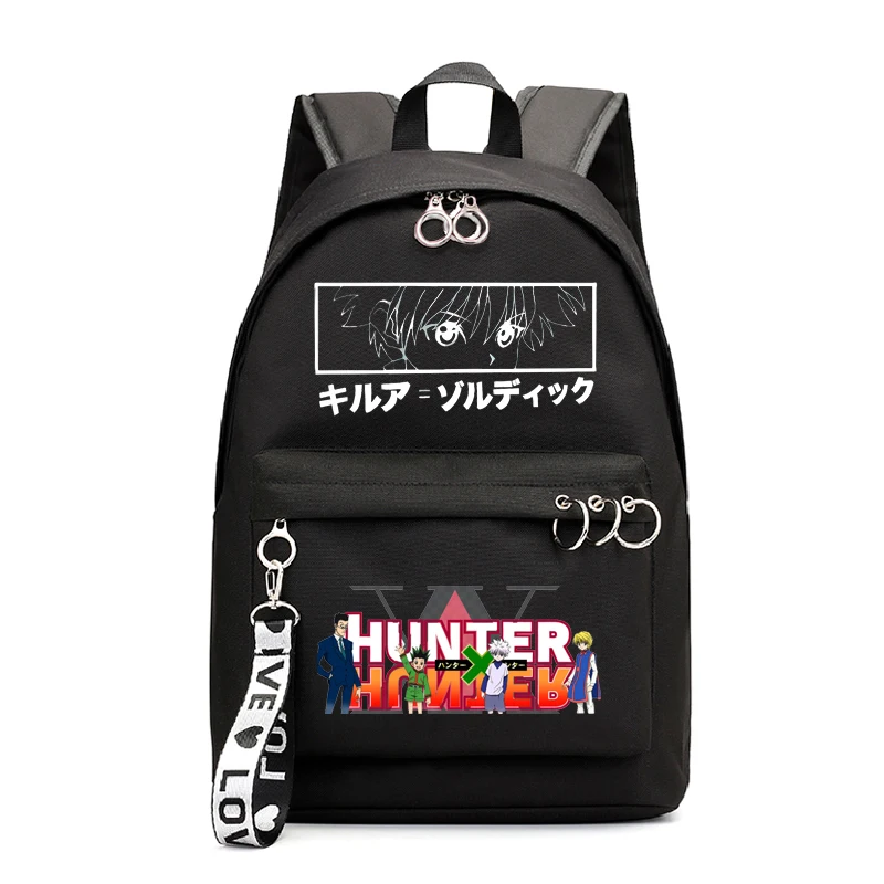 Mochila escolar Hunter X Hunter para chicas, bolso de viaje de Anime,  Killua Zoldyck, Devil Eye, Kawaii|Mochilas| - AliExpress